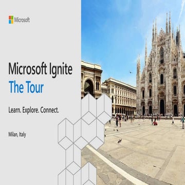 Accessibility and Inclusive Design at Microsoft Ignite Milano - Feb 1 2019