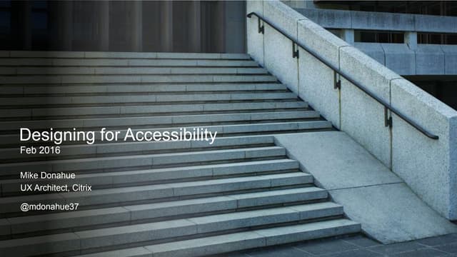 Designing for Accessibility (SOFLUX)