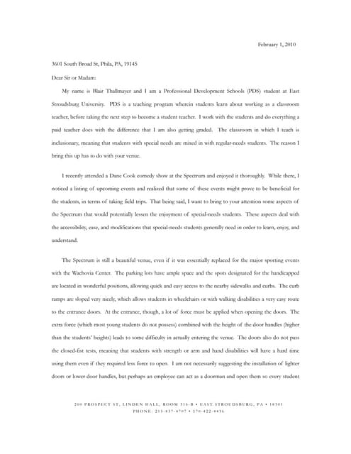 Accessibility Study