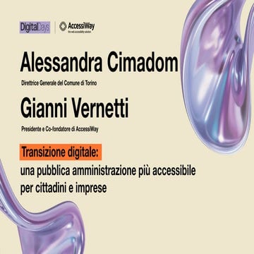 Transizione digitale: Una pubblica amministrazione più accessibile per cittad...