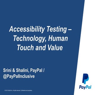 Accessibility testing technology, h...