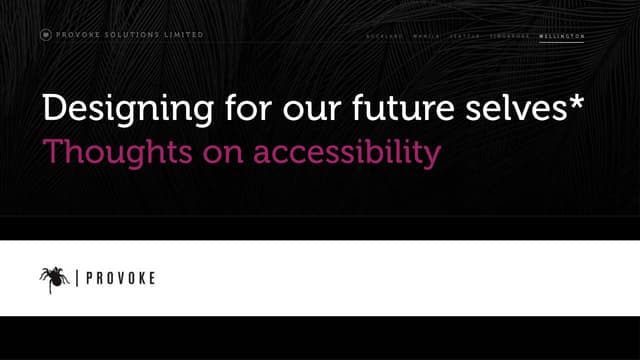 Accessibility vs Design