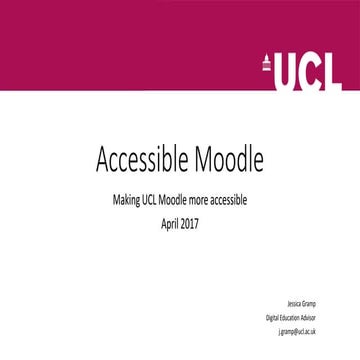 Accessible moodle theme