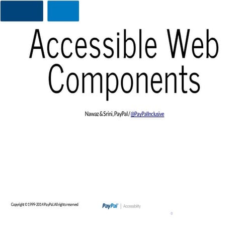 Accessible Web Components_Techshare India 2014