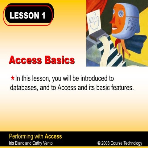 Access lesson 1 | PPTX
