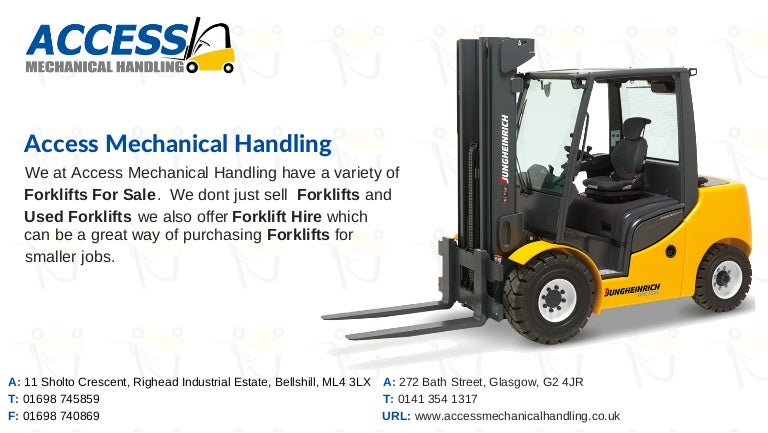 Mechanical forklift