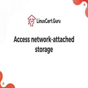 Access Network Attached Storage in RHEL - RHCSA (RH134).pdf