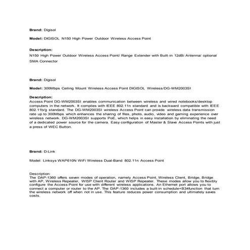 Access point | DOCX