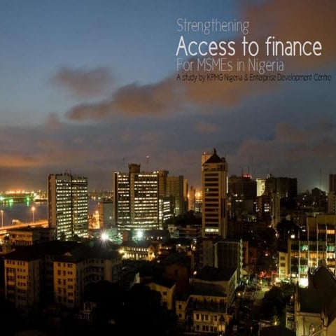 Access to finance