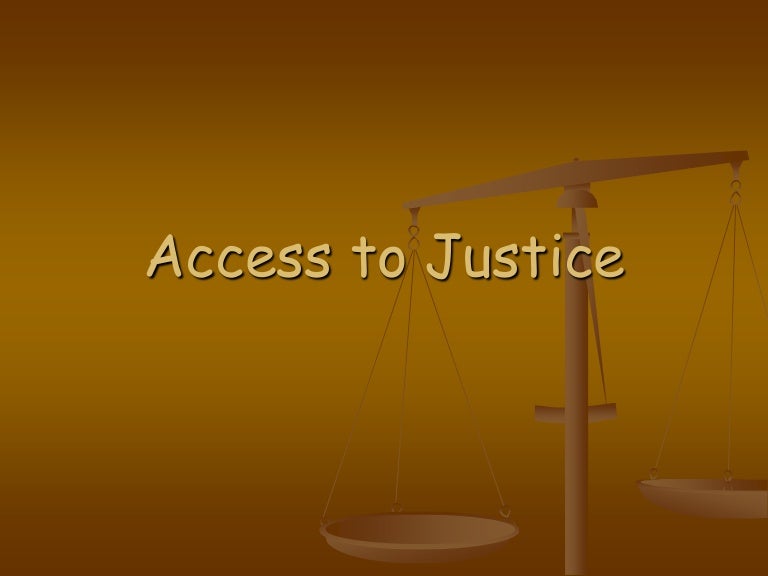 Access To Justice