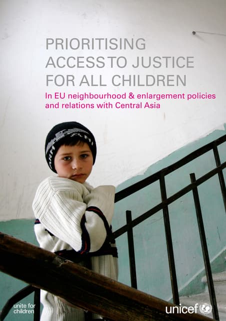 Prioritising access to justice for all children