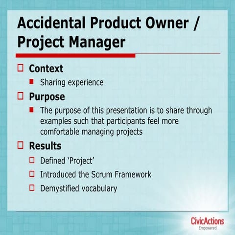 Project Manager versus Product Manager. | PDF