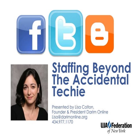 UJA Fed NY Series: Staffing Beyond the Accidental Techie