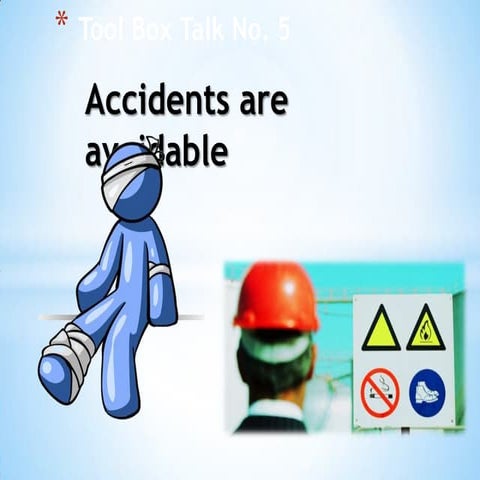 Accident are avoidable