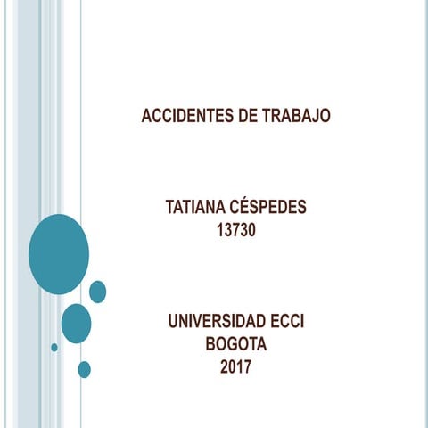 Accidentes de trabajo