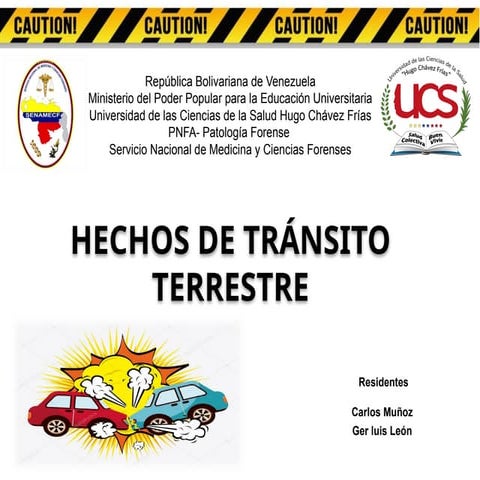 Accidentes de transito medicina forense .