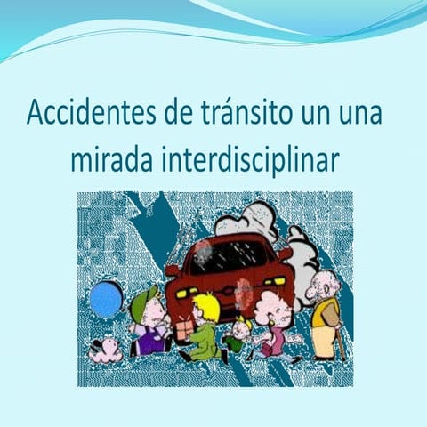 Accidentes de transito acciones