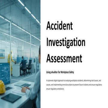 Accident Investigation Assessment with eAuditor Audits and inspection | PDF
