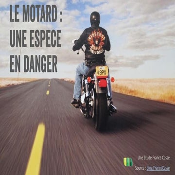 Accidentologie moto - Le motard, une espèce en danger