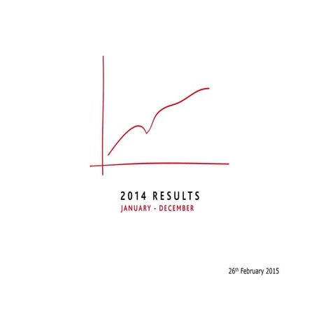 ACCIONA Results Presentation FY 2014 #ACCIONAFY14 