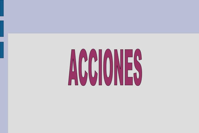 Acciones