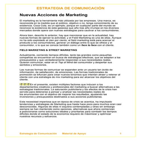 Acciones de Marketing 