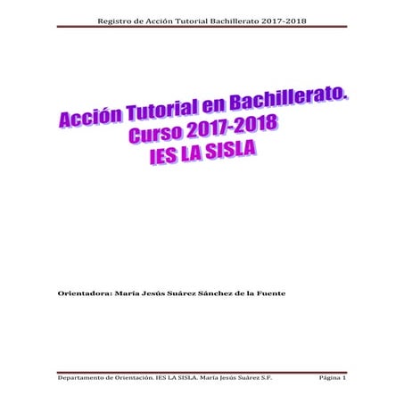 25 Intervenciones de Orientación Universitaria para el Bachillerato