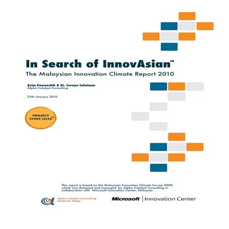 Alpha Catalyst Consulting Malaysian Innovation Climate Report 2010