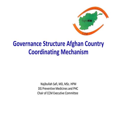 ACCM Governance Structure 