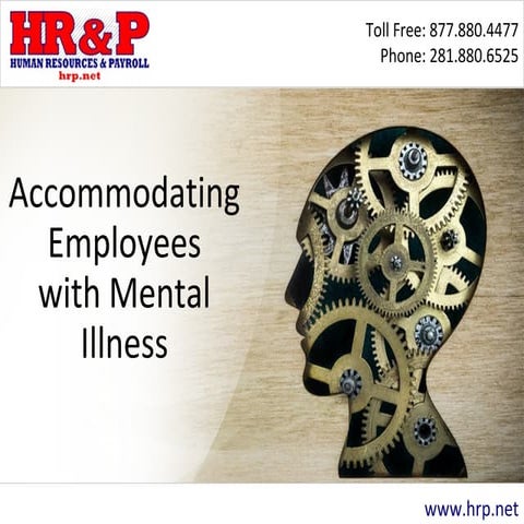 Accommodating Employees with Mental Illness
