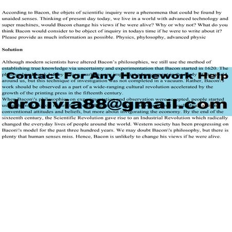 According to Bacon, the objets of scientific inquiry were a phenomen.pdf