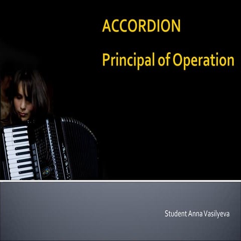 Anna Vasilyeva, "ACCORDION - Principal of Operation"
