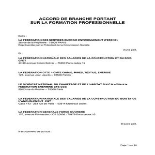 IDCC 998 Accord de branche relatif ...