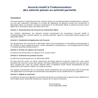 IDCC 44 Accord reconduction activit...