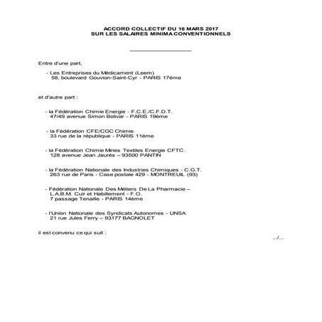 idcc 176 accord sur les salaires