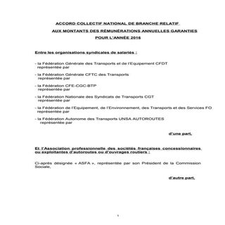 IDCC 2583 Accord sur les salaires r...