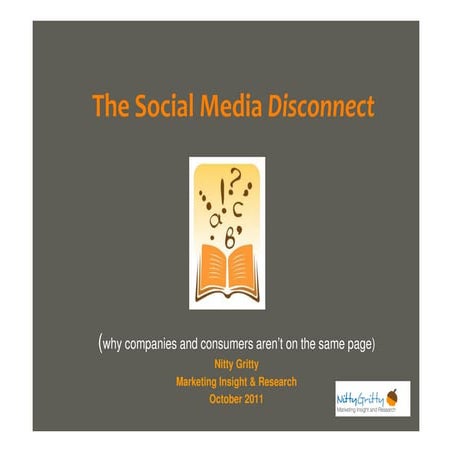 The Social Media Disconnect