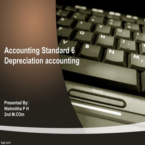 Accounting standard depreciation