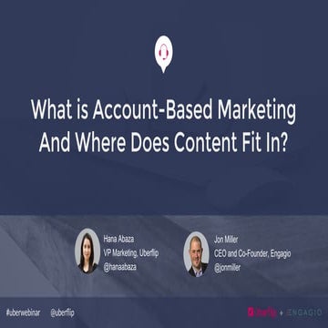 What is Account-Based Marketing and Where Does Content Fit In?