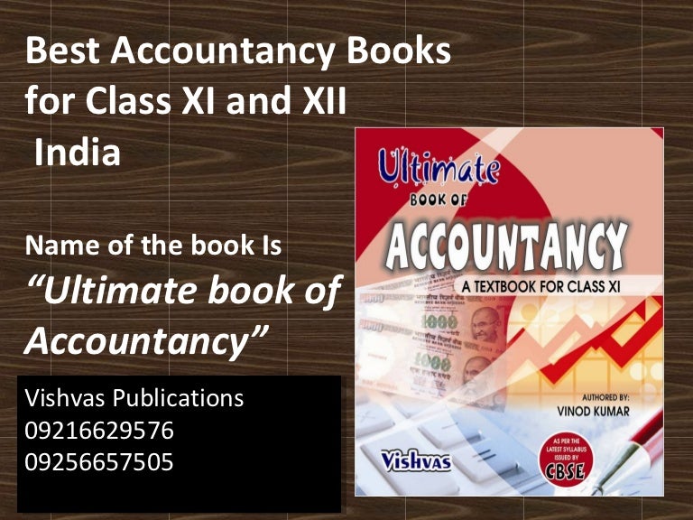 Accountancy books for class 12