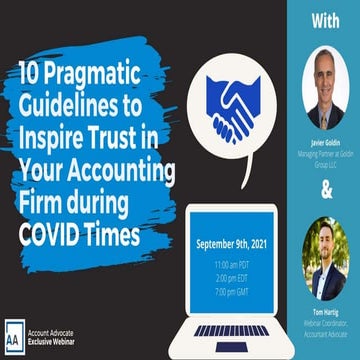 10 Pragmatic Guidelines to Inspire Trust in Your Accounting Firm During COVID...