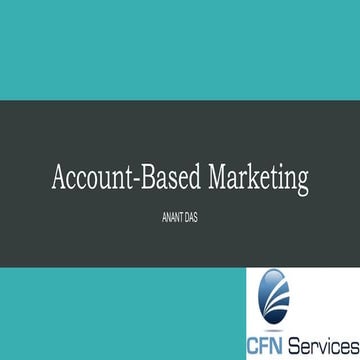 Account Based Marketing