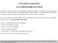advertising agency account manager recommendation letter executive recommendation letter
