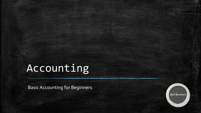 Accounting