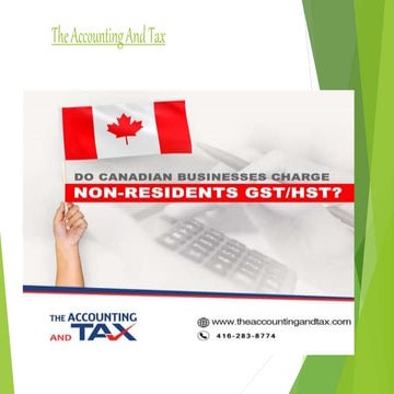 The Accounting And Tax