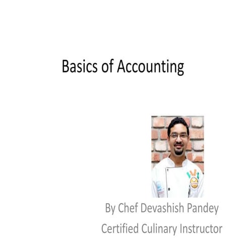 Basics of Accounting