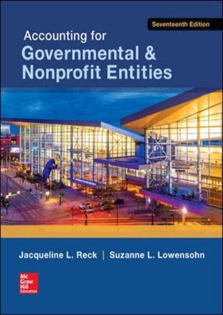 Accounting for Governmental Nonprofit Entities READ