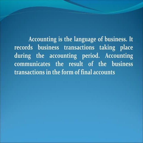 Accounting -  Part 2