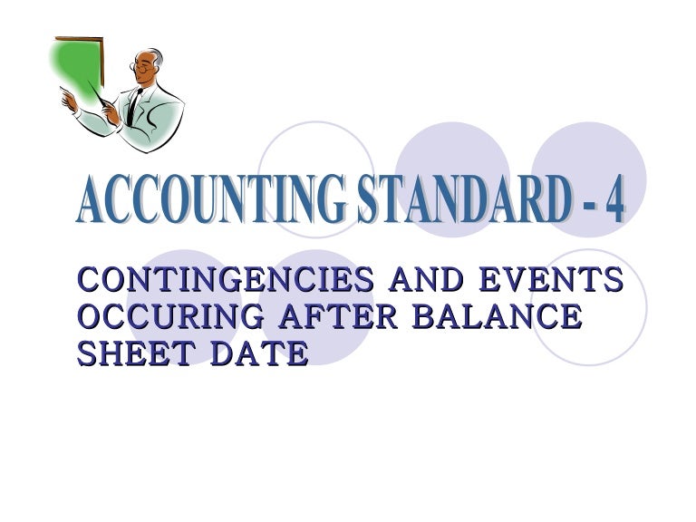 Accounting Standard 4