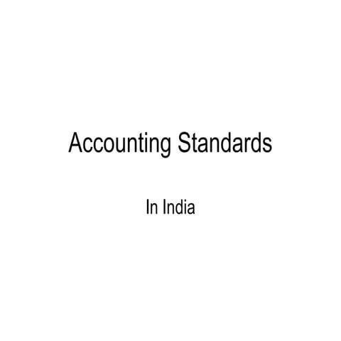 Accounting Standards